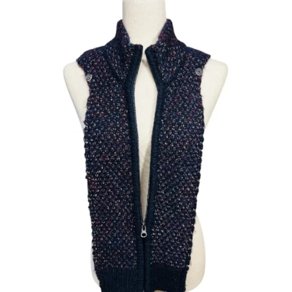 Veronica Beard Dickey Insert Navy Blue & Multi-Color Metallic | One Size - Picture 4 of 10